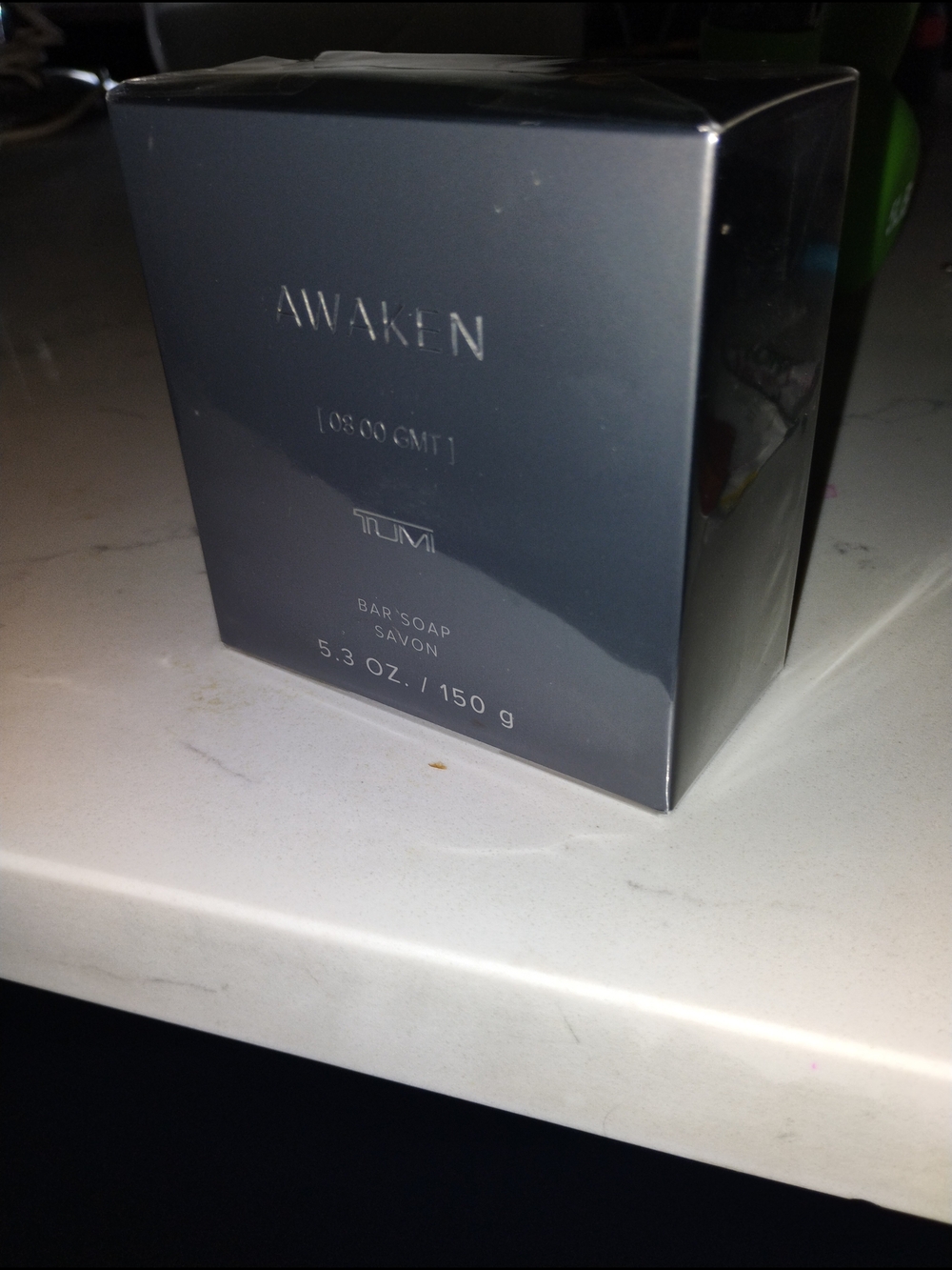 AWAKEN Bar Soap by TUMI - Dark Gray Box